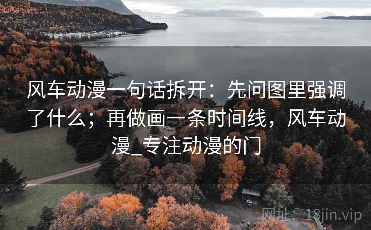 风车动漫一句话拆开：先问图里强调了什么；再做画一条时间线，风车动漫_专注动漫的门